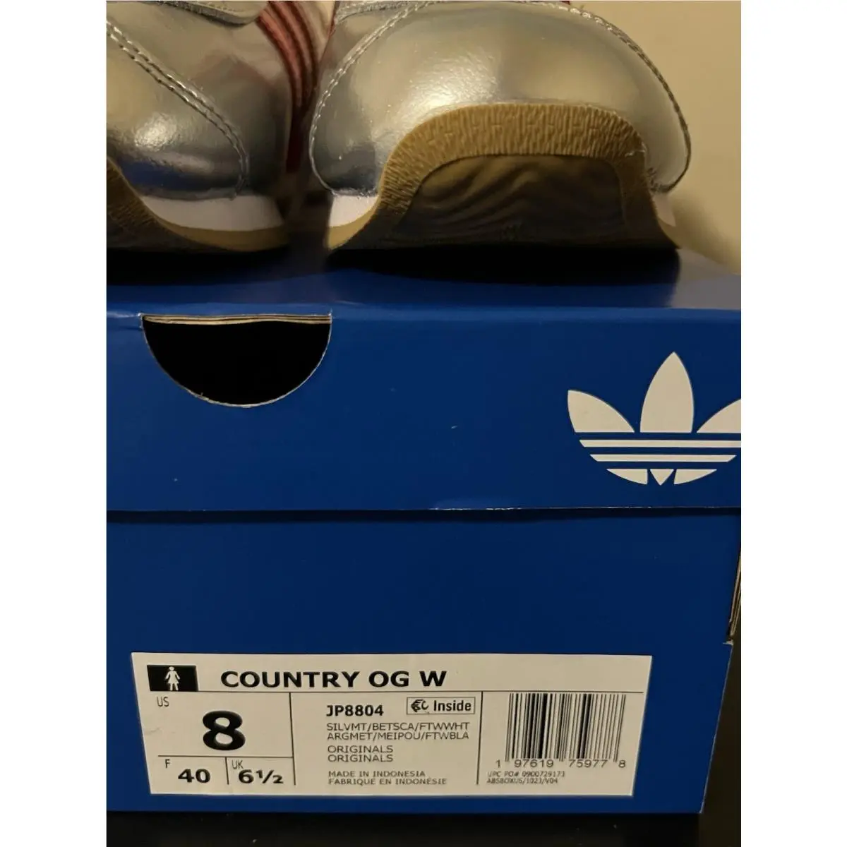Adidas shoes - adidas Country OG - Country - JP8804 - Silver/Red 6