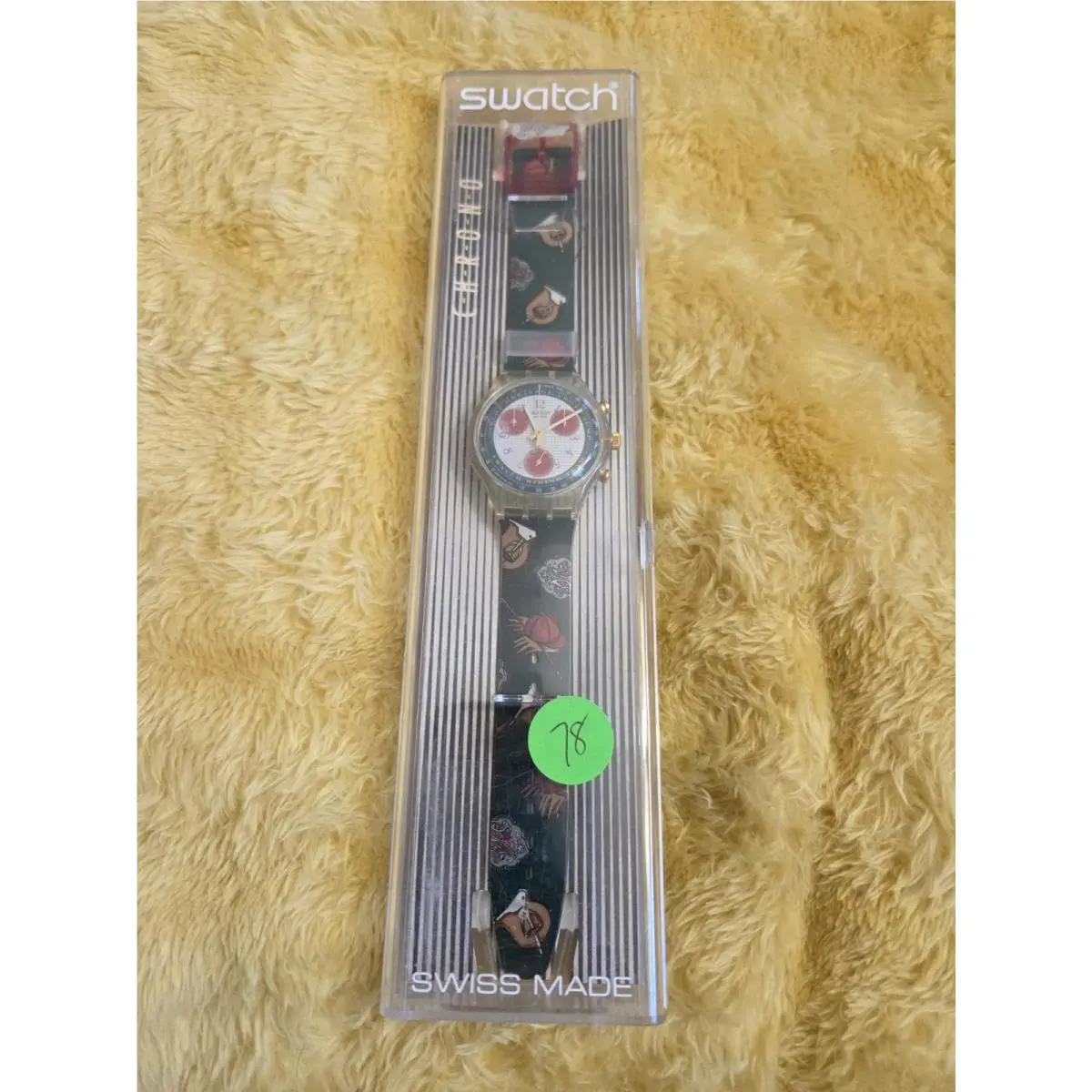 Vintage Old Stock Swatch Watch 1990`s Chrono Swatch