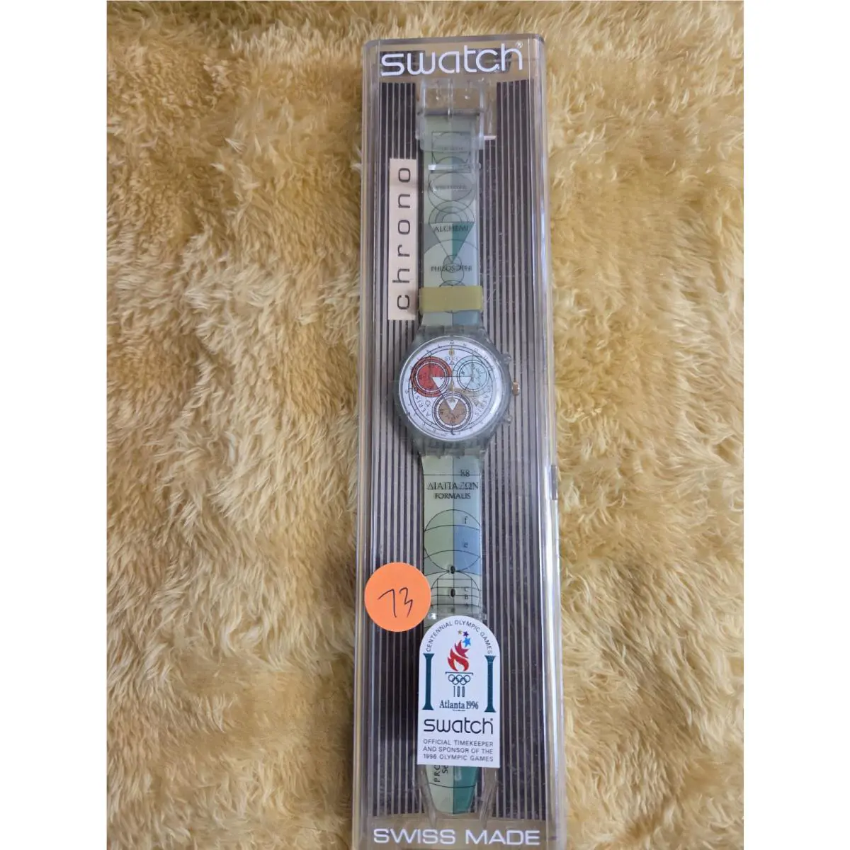 Vintage Old Stock Swatch Watch 1990`s Chrono Swatch