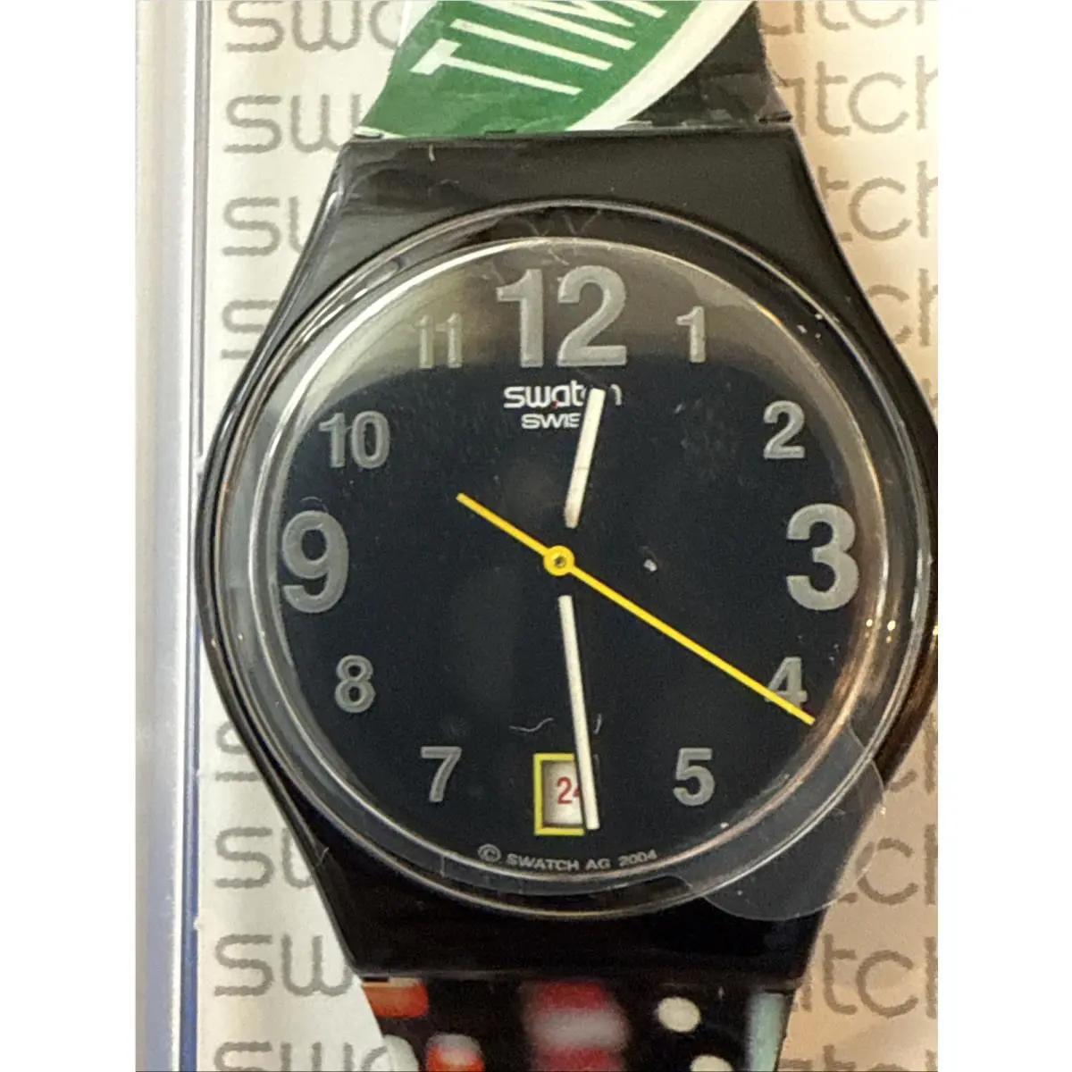 Swatch Times Square “sign OF The Times” GZ409 2004 Nyc w/ Box Watch