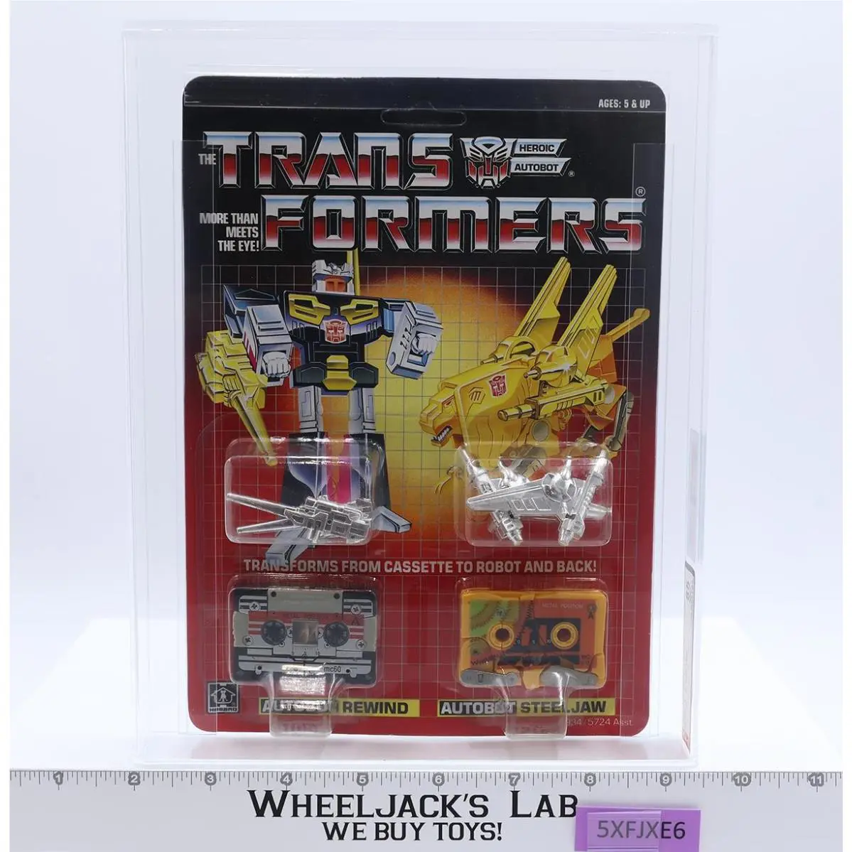 Rewind / Steeljaw Afa Highest Graded 85 Pop 1 Transformers Chinese Re-issue