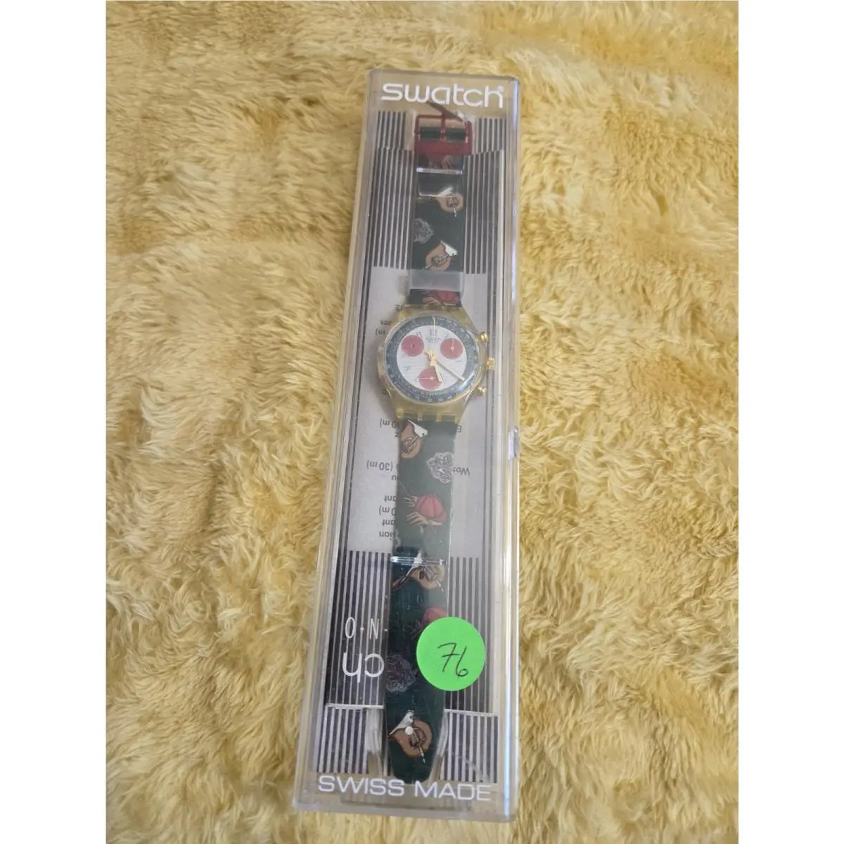 Vintage Old Stock Swatch Watch 1990`s Chrono Swatch