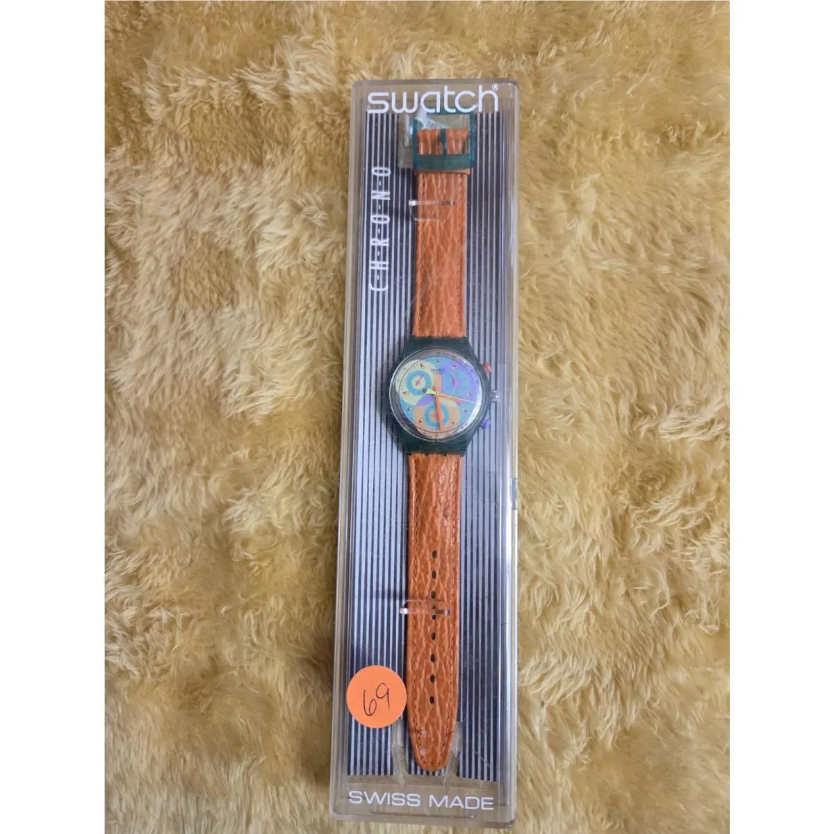 Vintage Old Stock Swatch Watch 1990`s Chrono Swatch