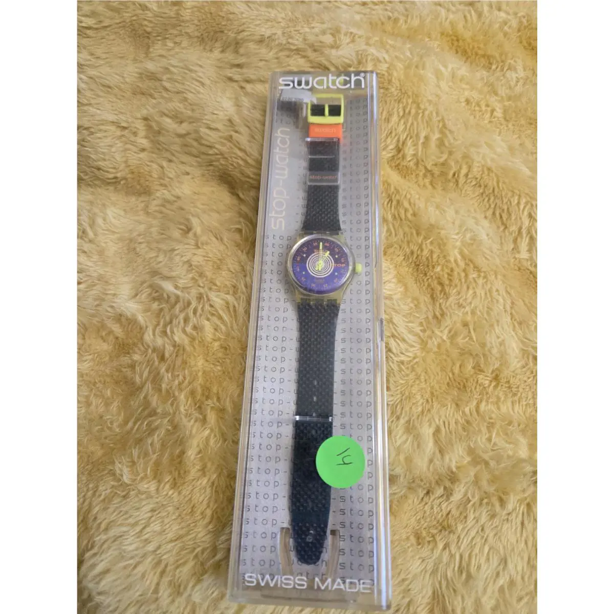 Vintage Old Stock Swatch Watch 1990`s Stop Swatch
