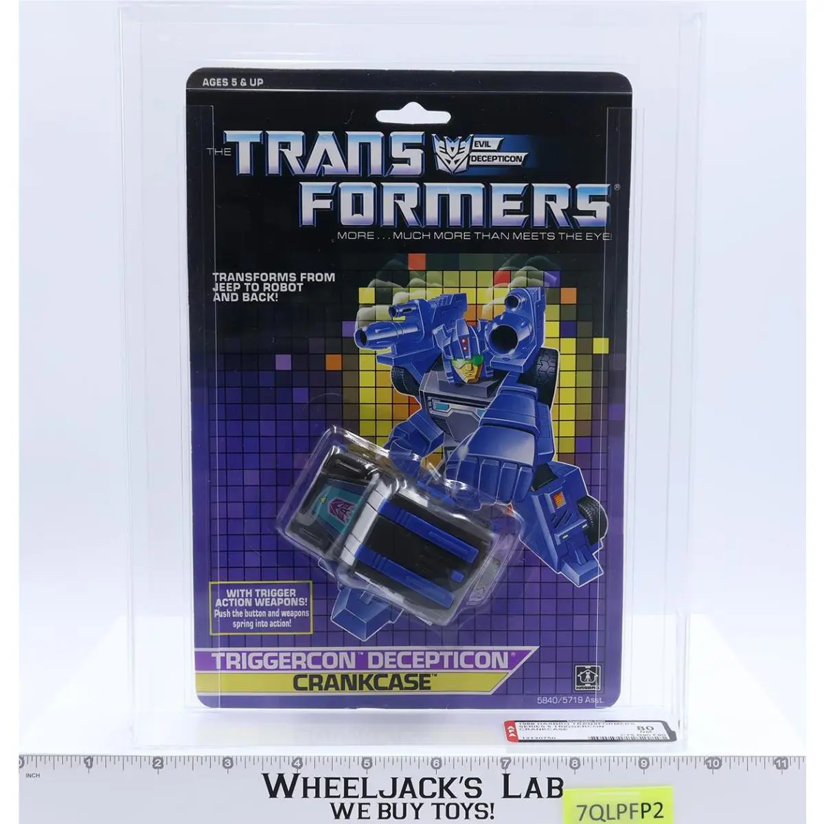 Crankcase Afa Graded 80 75/90/90 G1 Transformers 1988 Hasbro