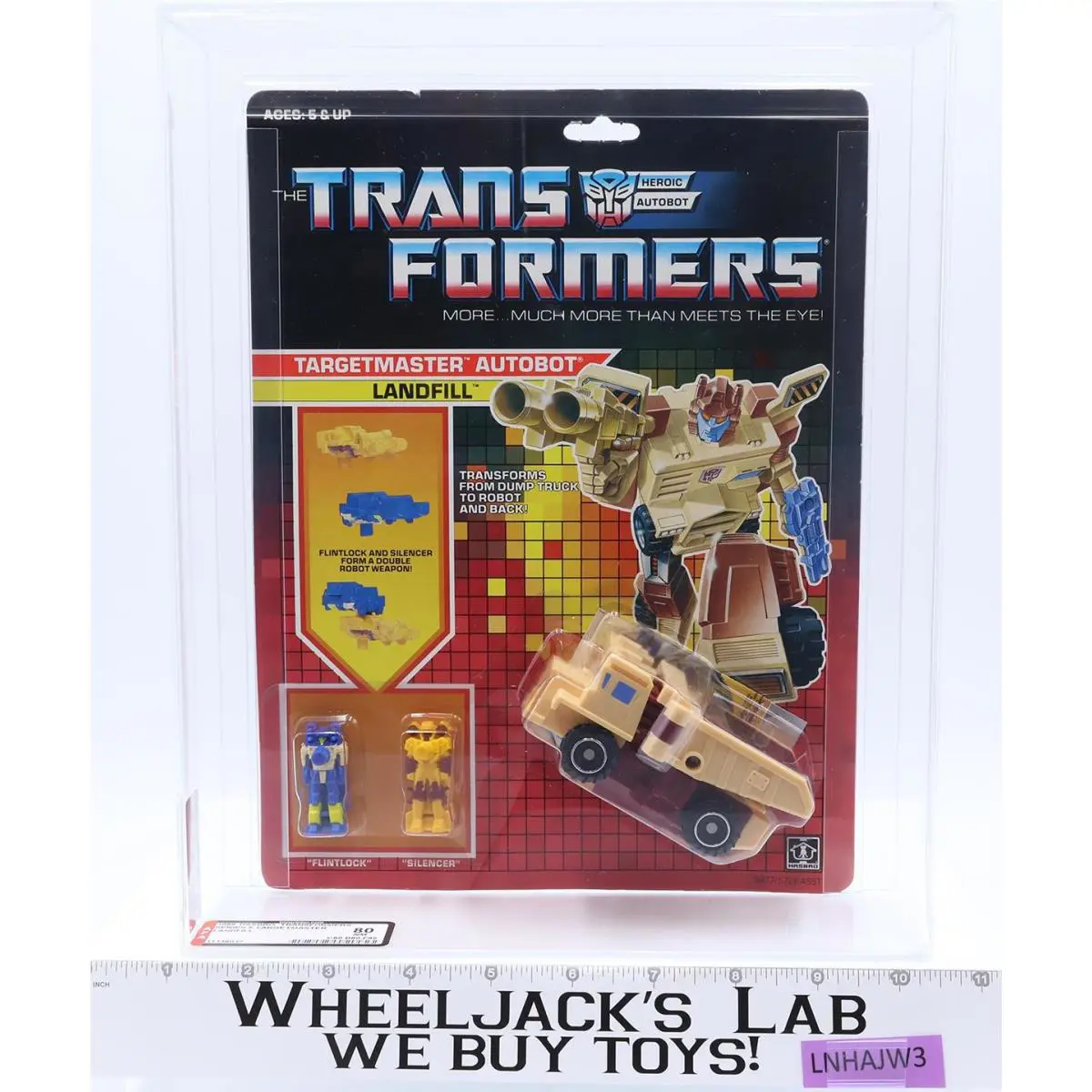 Landfill Targetmaster Afa Graded 80 80/80/85 G1 Transformers 1988 Hasbro