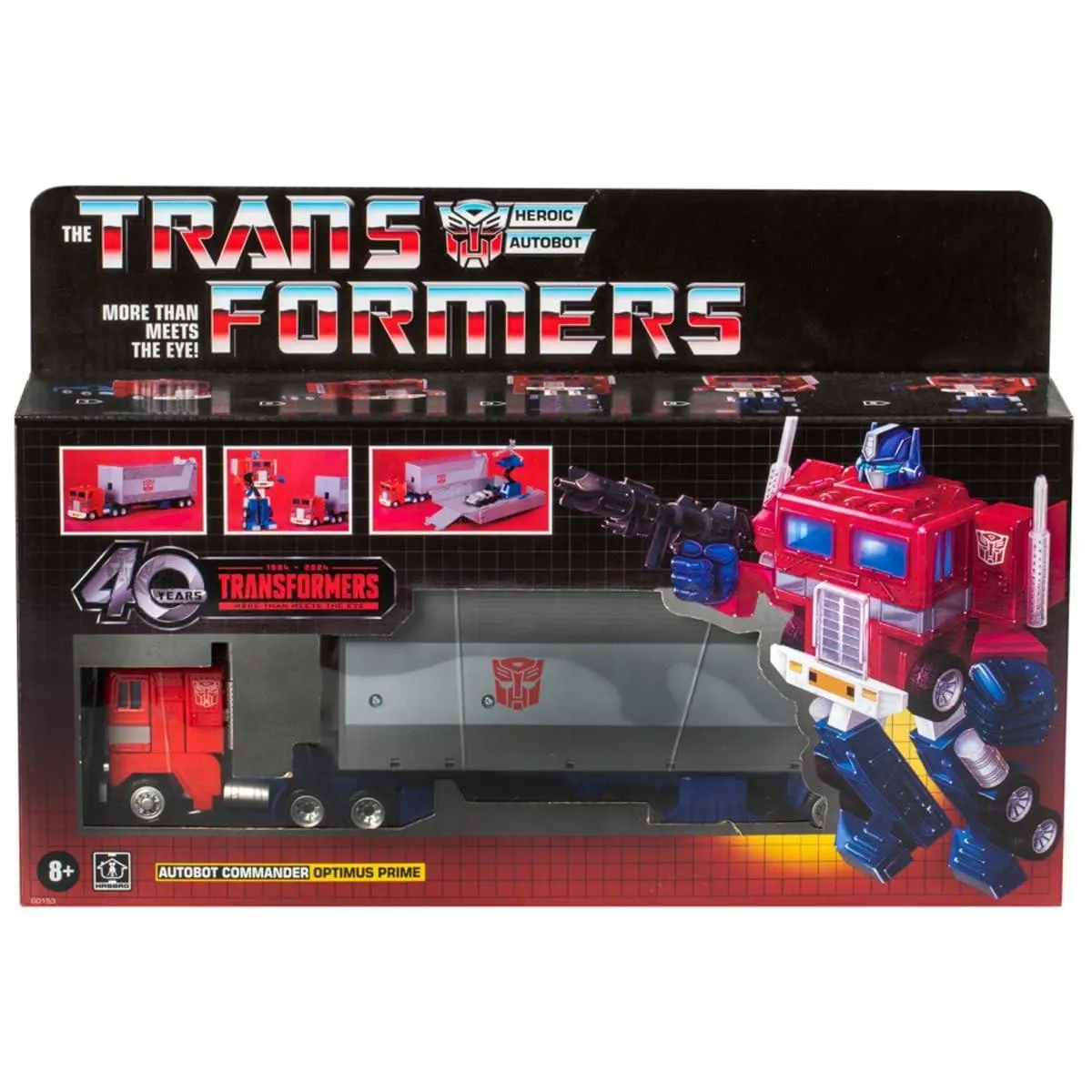 Transformers Toys Retro G1 Optimus Prime Toy 6.2-Inch Action Figure For - Multicolored