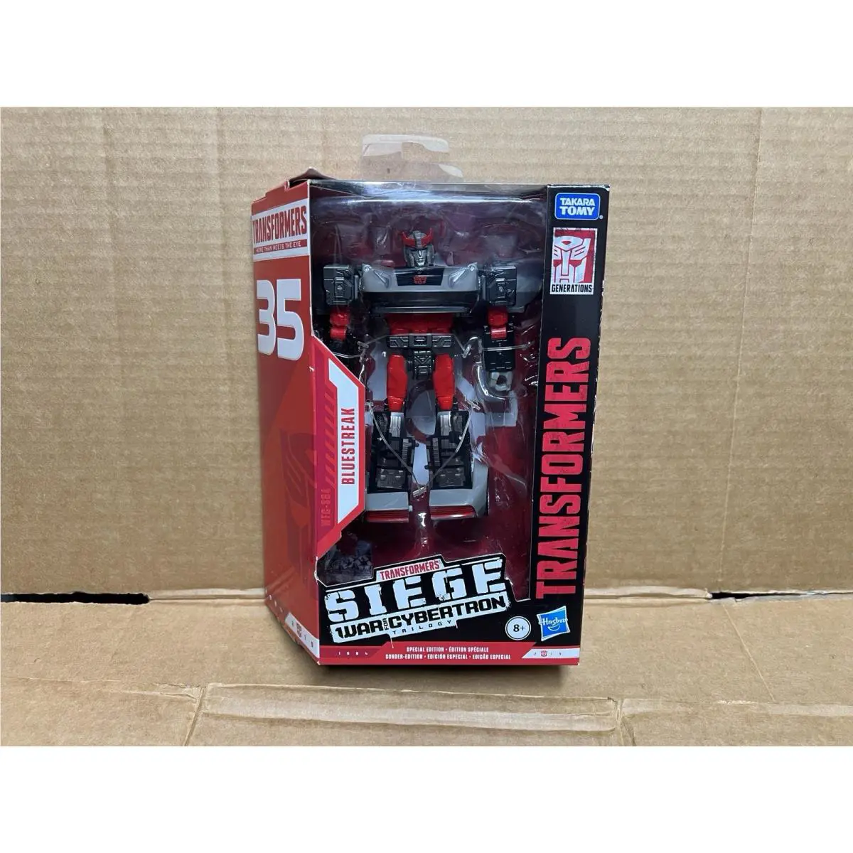 Transformers Siege War For Cybertron Bluestreak WFC-S64 35th Anniv