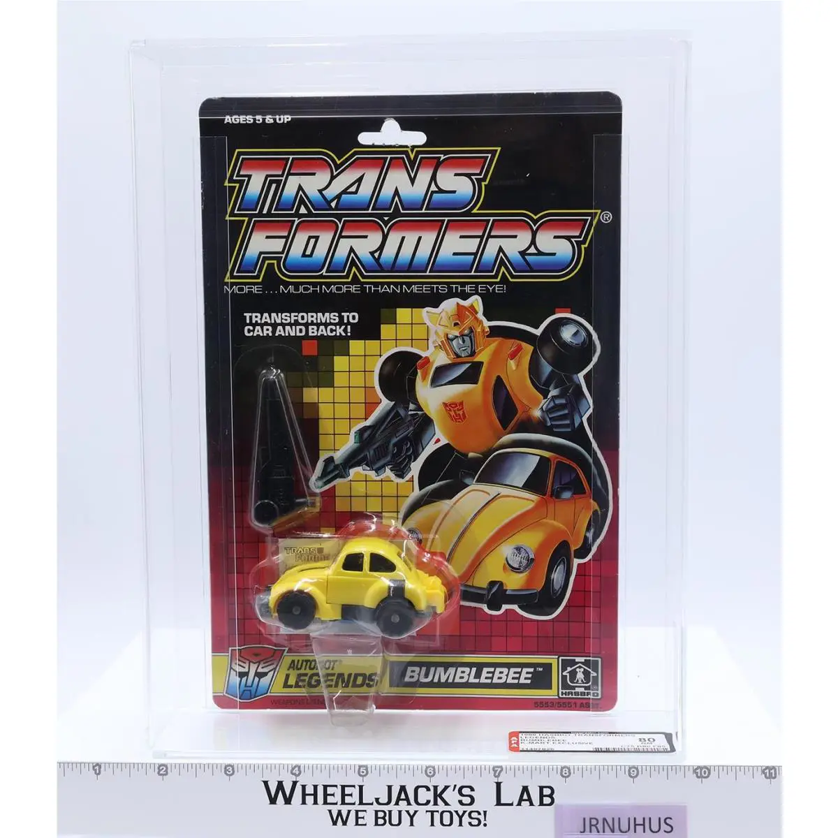 Bumblebee K-mart Exclusive Afa Graded 80 G1 Transformers Legends Hasbro