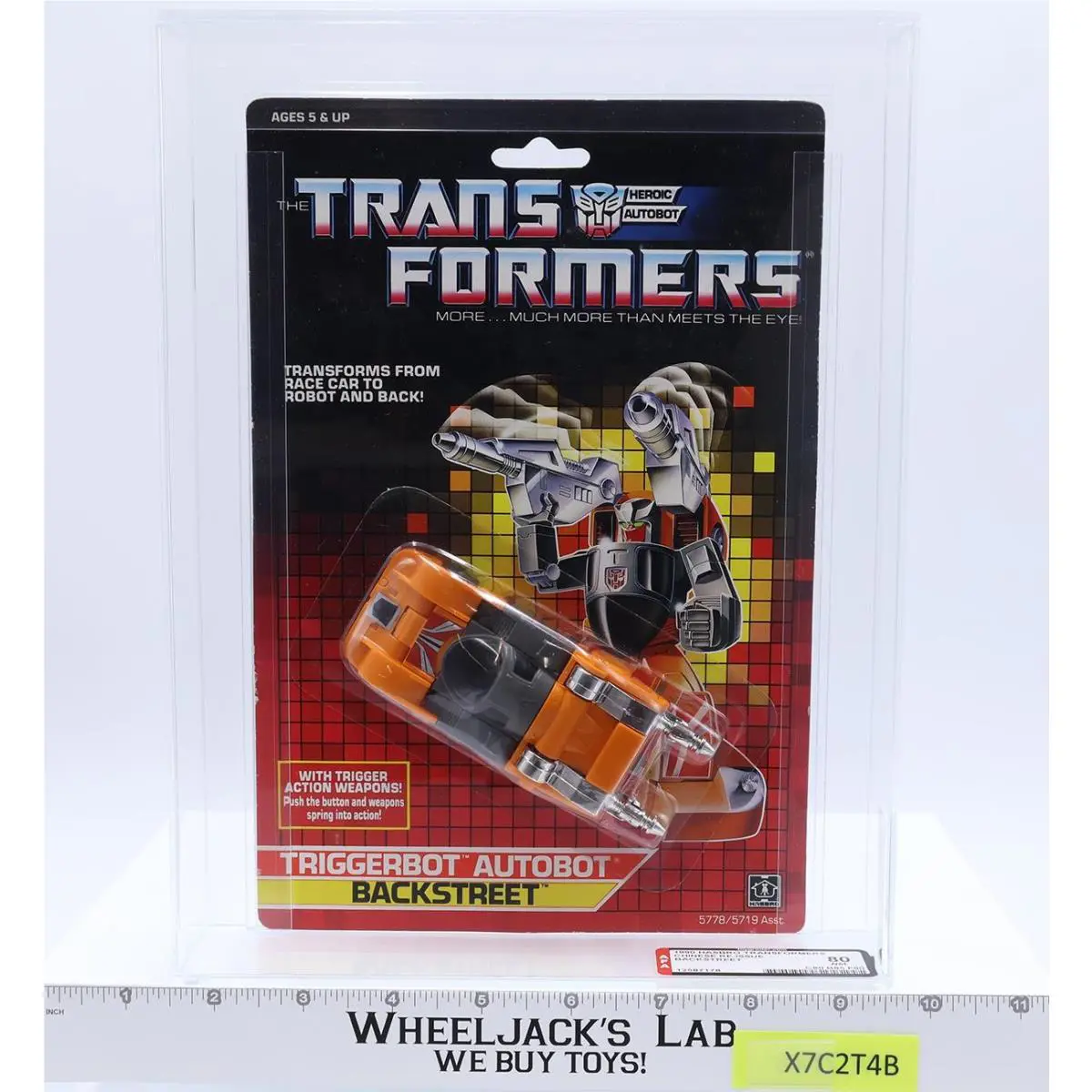 Backstreet Afa Graded 85 80/85/90 G1 Transformers Chinese Re-issue Hasbro