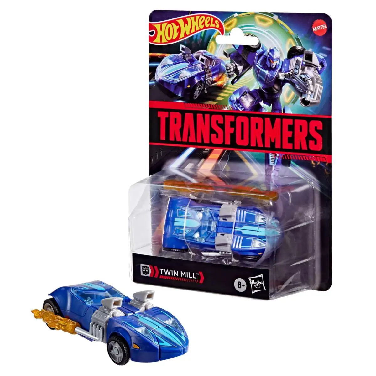 Transformers Collaborative Hot Wheels x Transformers Twin Mill Figure In Stock