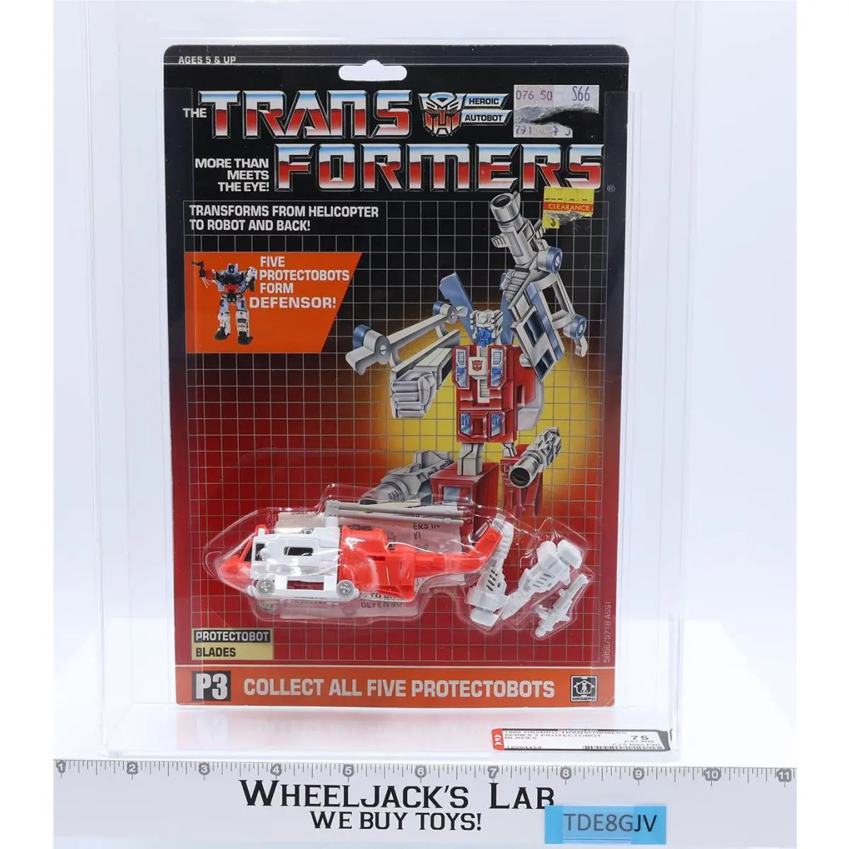 Blades Afa Graded 75 75/90/90 G1 Transformers 1986 Hasbro