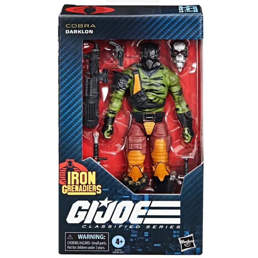 GI Joe Classified Series Darklon Action Figure Cobra Iron Grenadiers