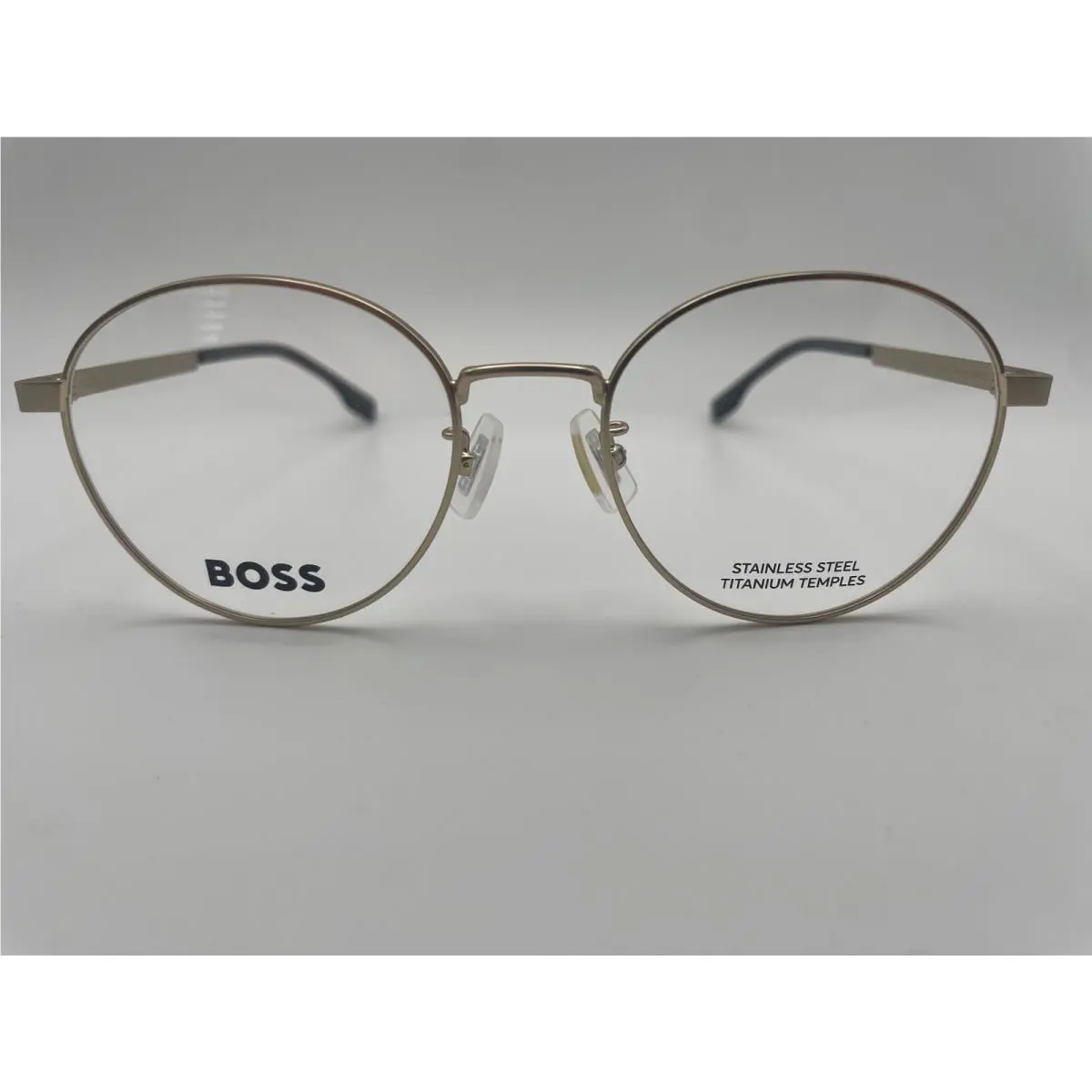 Hugo Boss 1475/F Aoz Matte Gold Titanium Eyeglass Frames 52-19-145