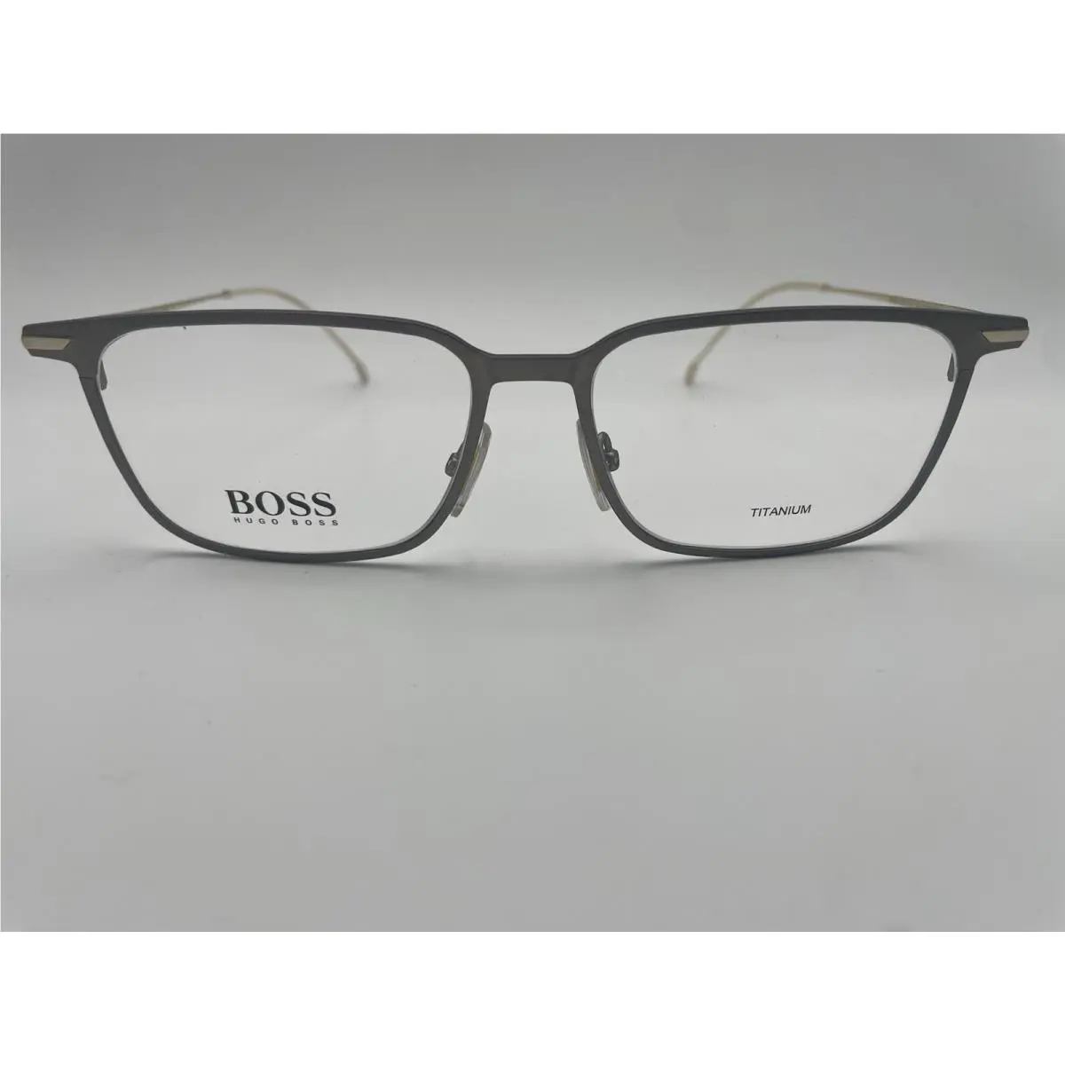 Hugo Boss 1253 R81 Matte Ruthenium Eyeglass Frames 55-16-150
