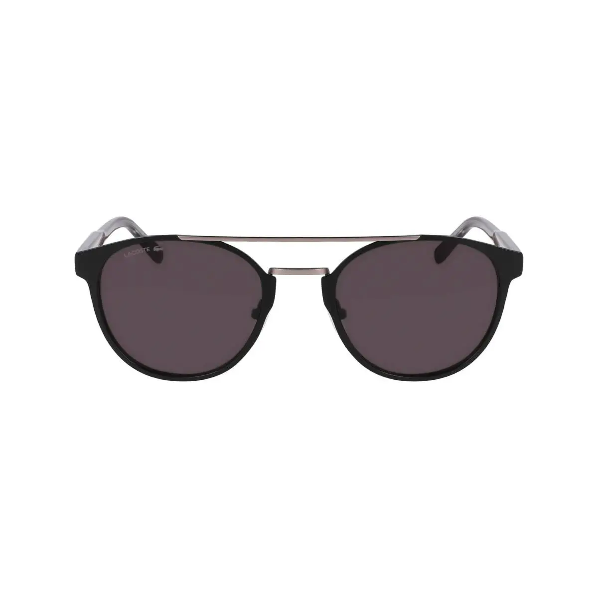 Lacoste Men`s Sunglasses L263S - Matte Black with Solid Grey Lens