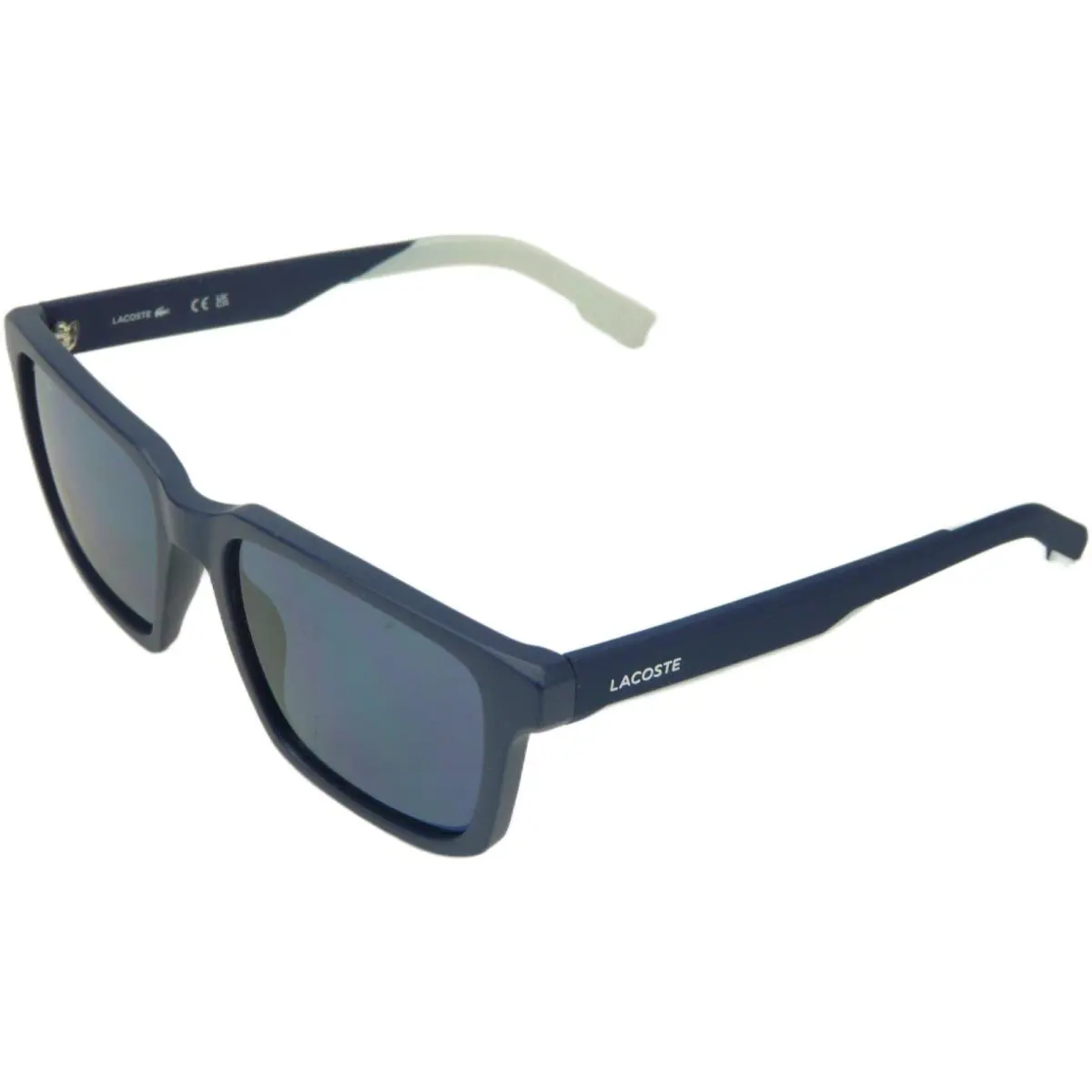 Lacoste l999s Rectangular Sunglasses Matte Blue One Size