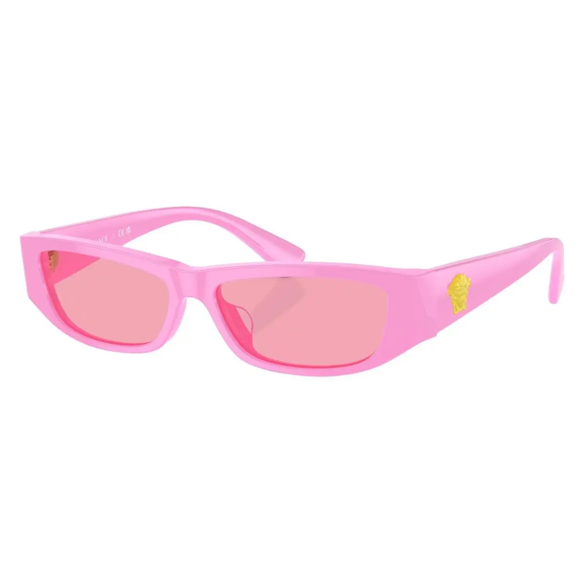 Versace Rectangle Woman Sunglasses 0VK4002U 539984 50mm Pink - Pink Lens