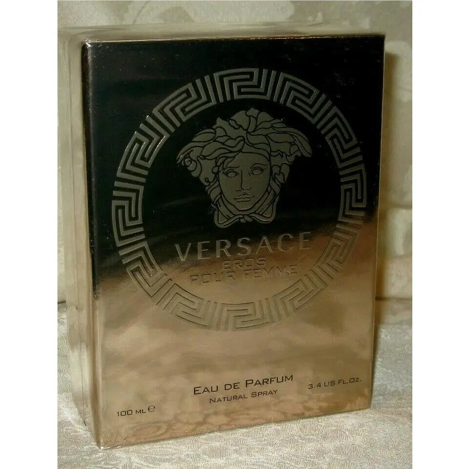 Versace Eros Pour Femme Women`s Eau de Parfum Spray. 100 ml 3.4 Fl. Oz. New
