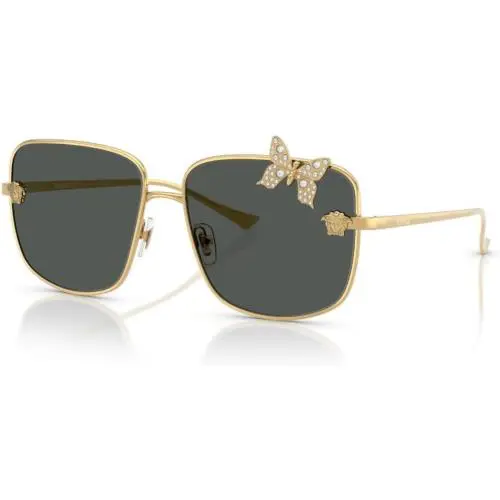 Versace Sunglasses VE2282 100287 59mm Gold / Dark Grey Lens