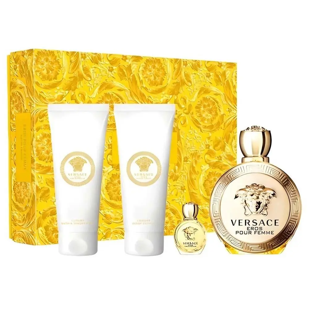 Versace Eros Pour Femme Fragrance For Women 4 Piece Gift Set