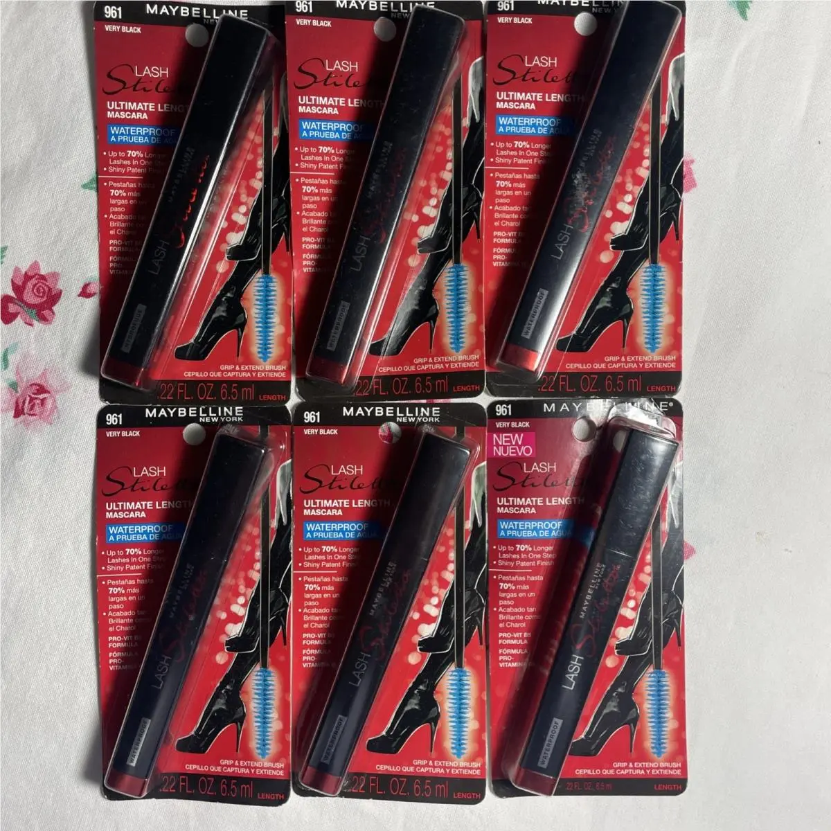 Maybelline Lash Stiletto Ultimate Length Waterproof Mascara 961 Very Black Retir