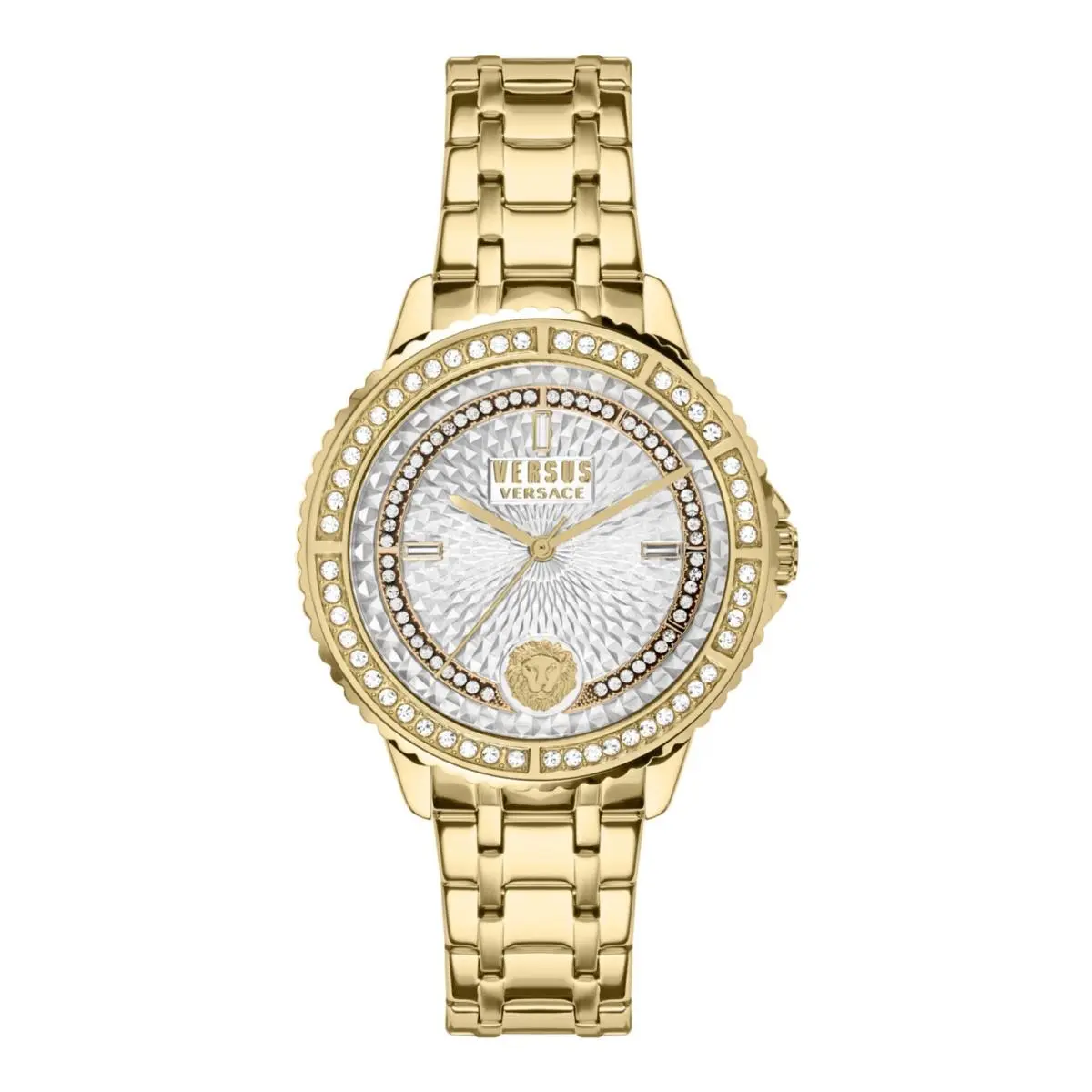 Versus Versace Womens Gold 38mm Bracelet Fashion Watch