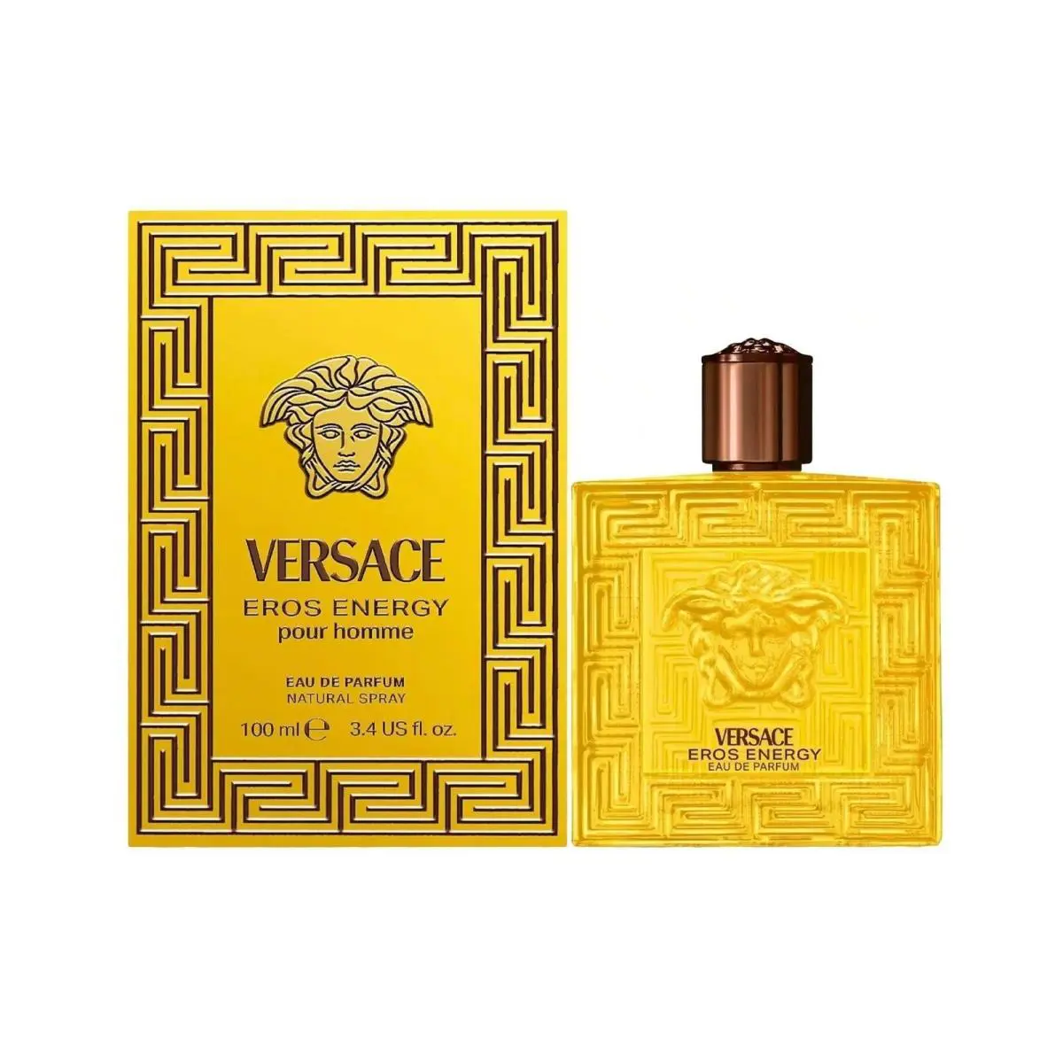 Versace Eros Energy Pour Homme 3.4 oz Edp Spray Mens Cologne 100 ml
