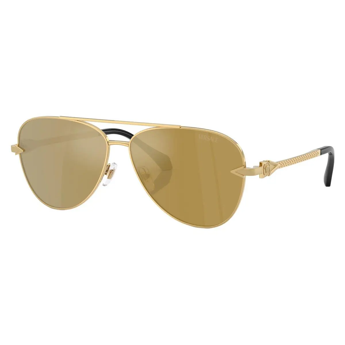Versace Sunglasses VE2283 10027I 61mm Gold / Brown Mirror Gold Lens