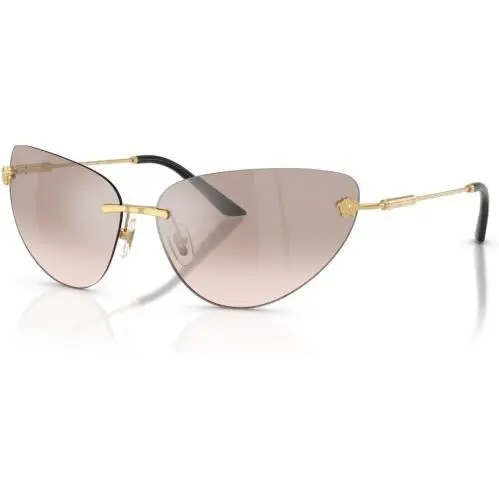 Versace Sunglasses VE2281 10028Z 64mm Gold / Light Brown Silver Mirror Lens