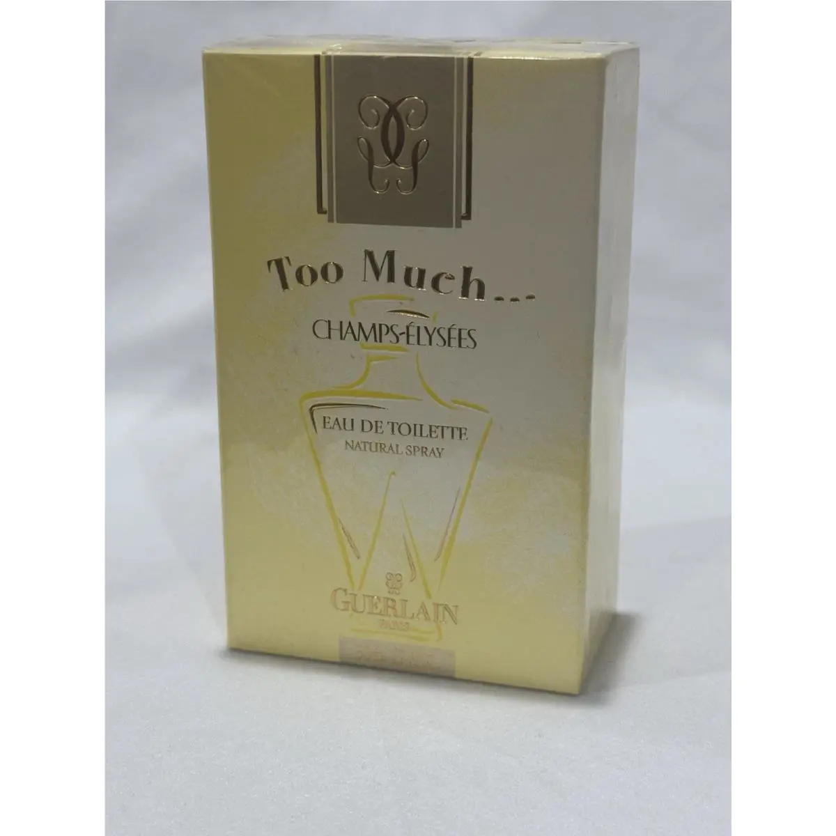 Champs-elysees Guerlain Too Much Edt 50ML / 1.7 oz Spray Vintage 1999 Rare Gem
