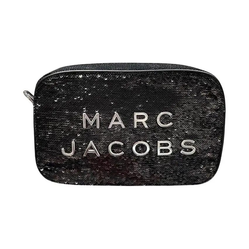 Marc Jacobs Flash Leather Crossbody Bag - Black Sequ