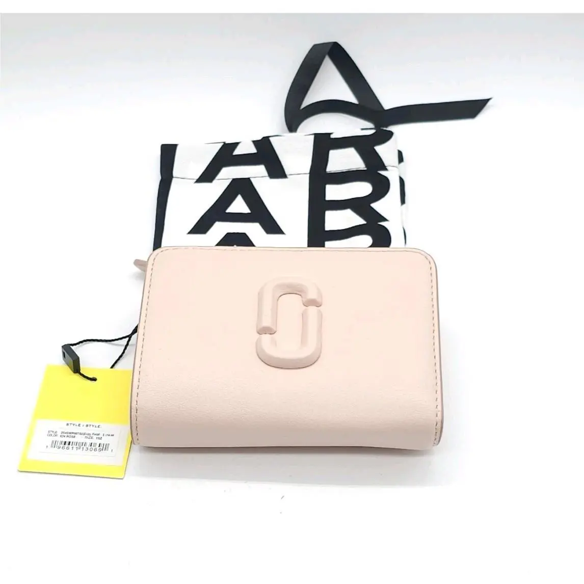 Marc Jacobs The Covered J Marc Mini Compact Wallet Rose JL25026