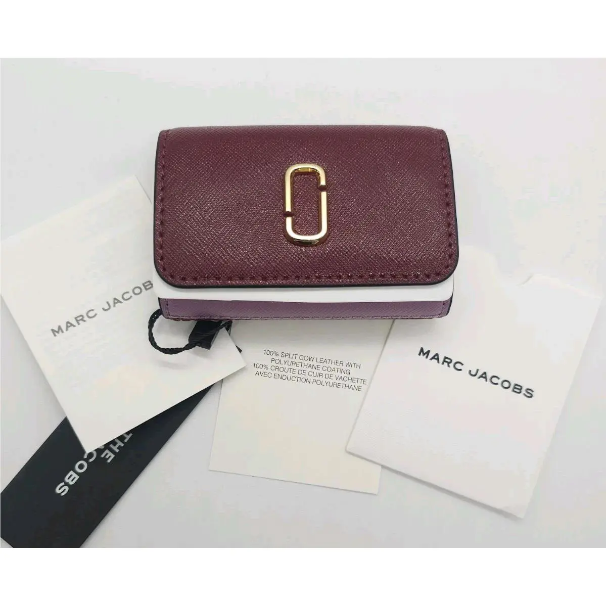 Marc Jacobs Snapshot Key Case Vachetta Red Multi Leather JL025021