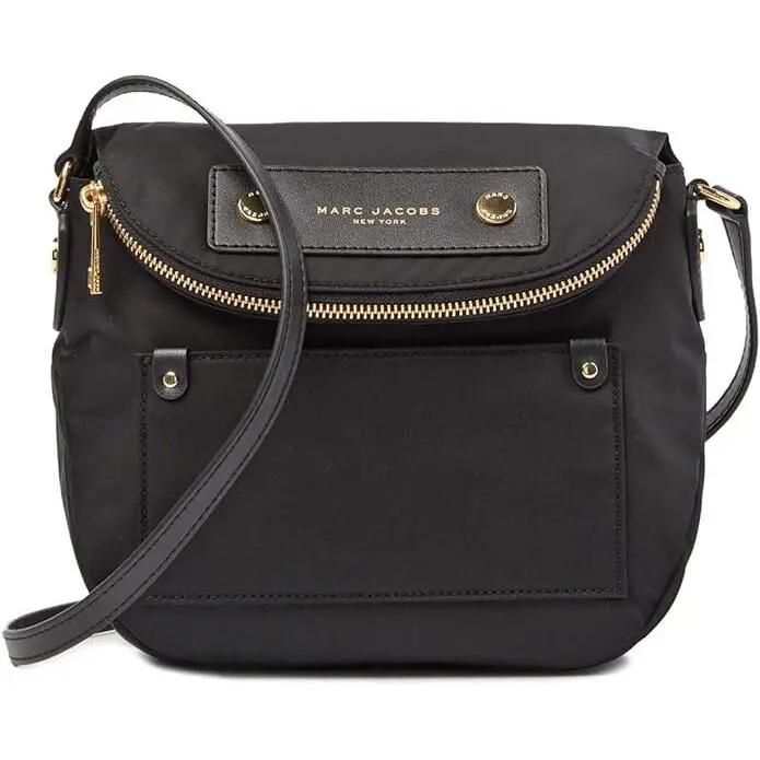 Marc Jacobs Preppy Nylon Mini Natasha Crossbody Bag – Black