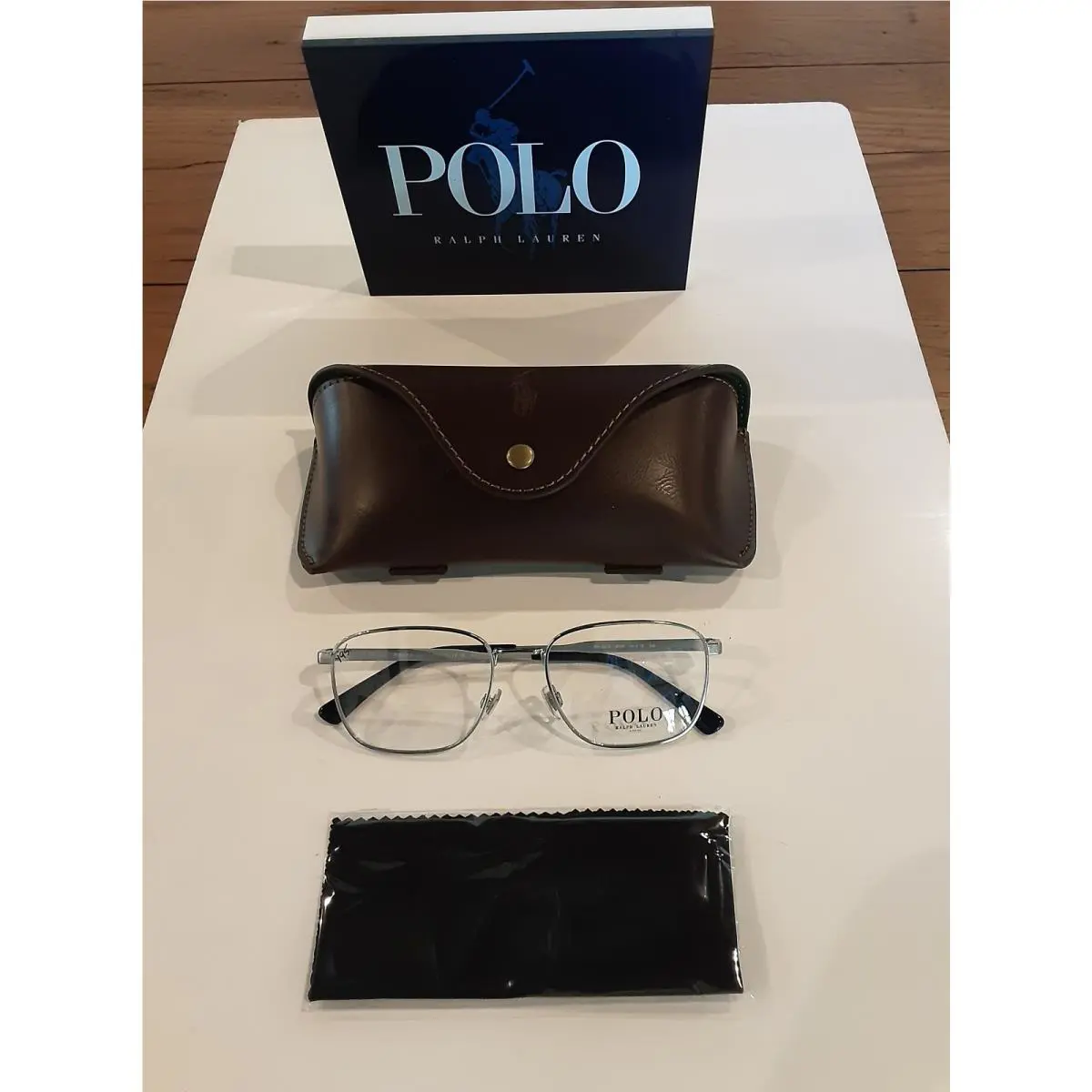Ralph Lauren Polo Frames PH 2214 9030 Silver 54-18-145 W/case
