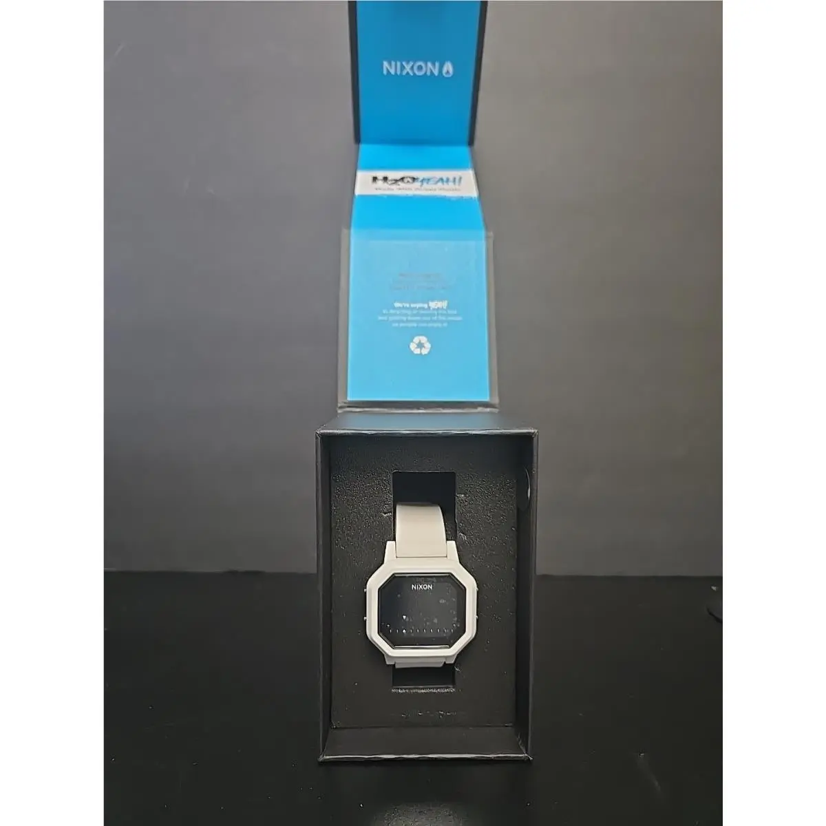 Nixon Siren A1311 100-00 All White 100m Water Resistant Digital Sport Watch