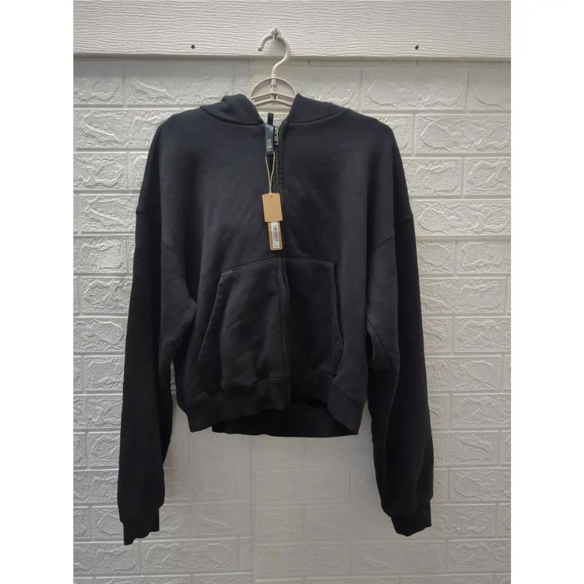Skims Vintage Fleece Zip Up Hoodie Women`s Size Large
