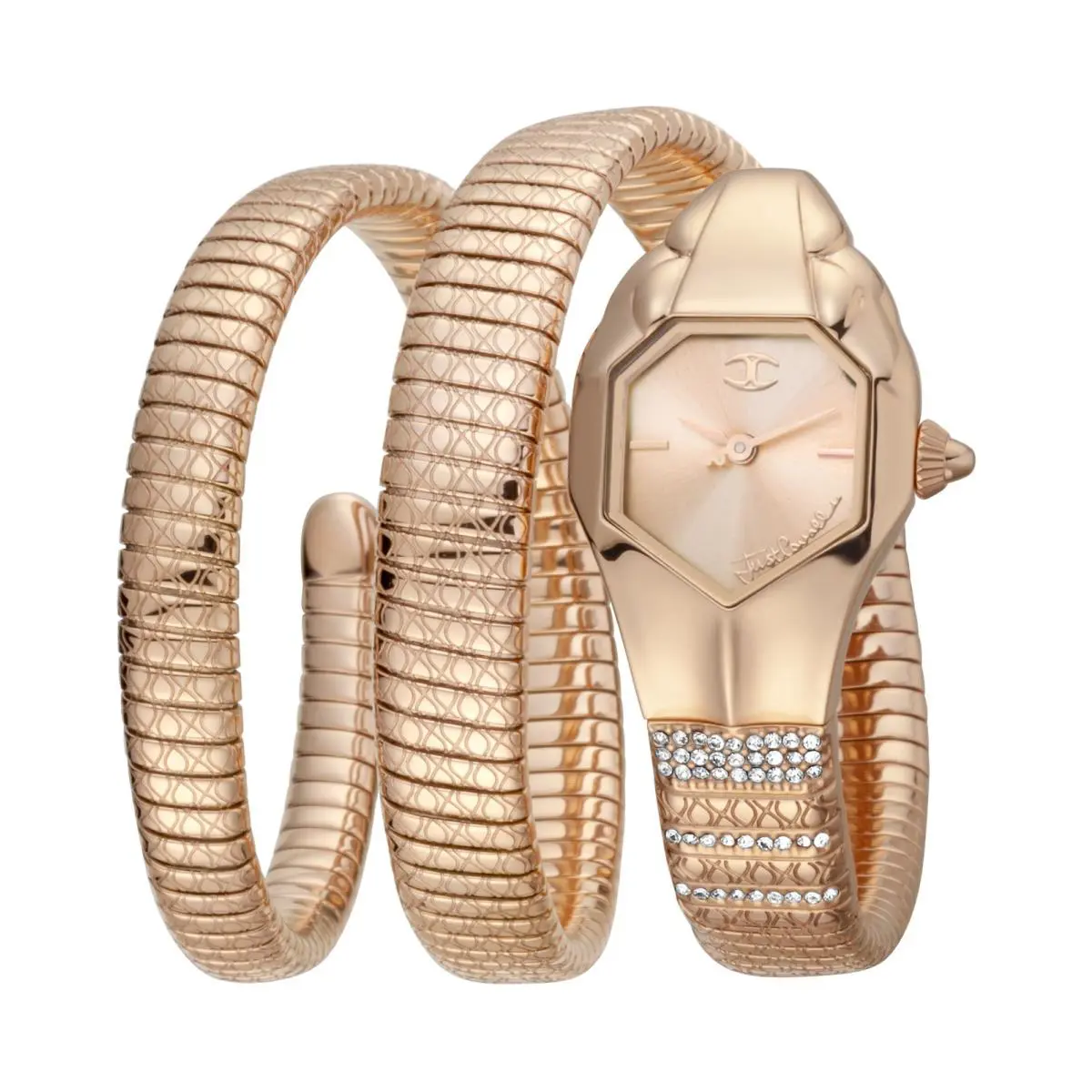 Just Cavalli Women`s Glam Snake 22mm Quartz Watch JC1L112M0035