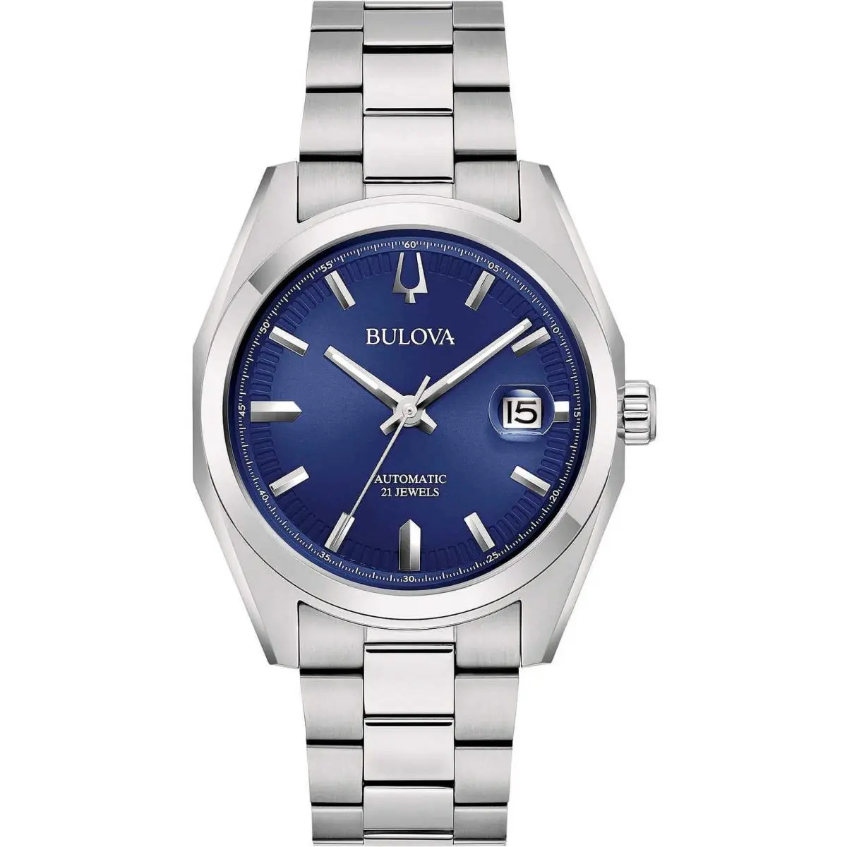 Bulova Surveyor Automatic Men`s Watch Blue 96B436