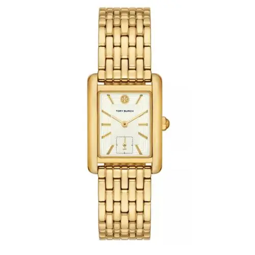 The Eleanor Gold Tone Stainless Mop Bracelet Watch 34mm TBW1060 by Tory Burch