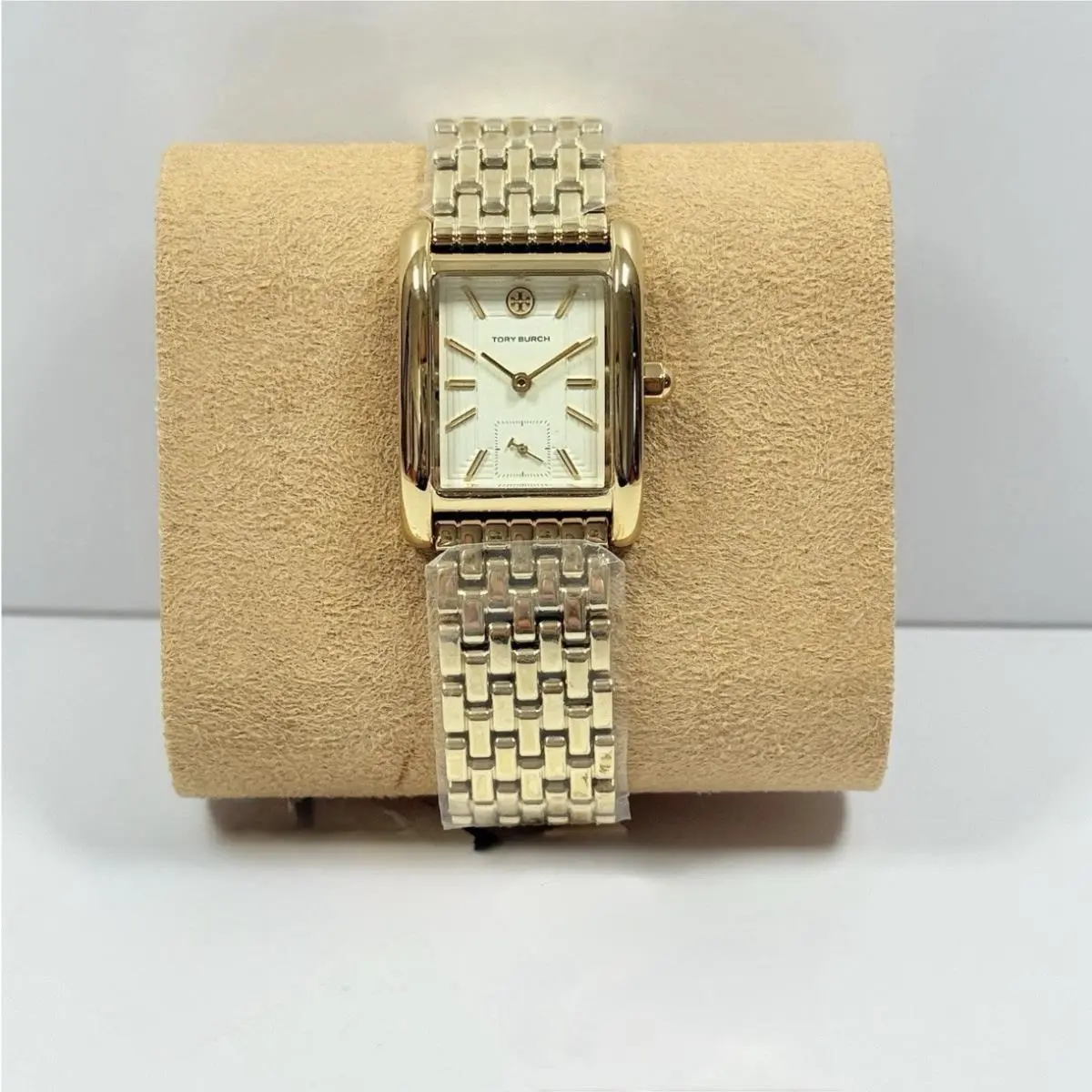 Tory Burch Eleanor TBW1060 Cream Dial Gold Tone Bracelet Women’s Watch - Dial: Cream, Band: Gold, Bezel: Gold