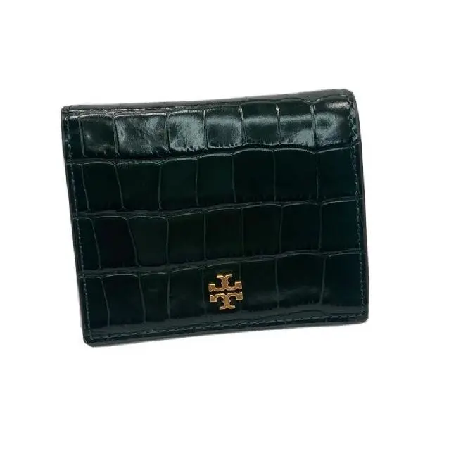 Tory Burch Blake Embossed Crocodile Pattern Mini Wallet L4.5” x H3.5”