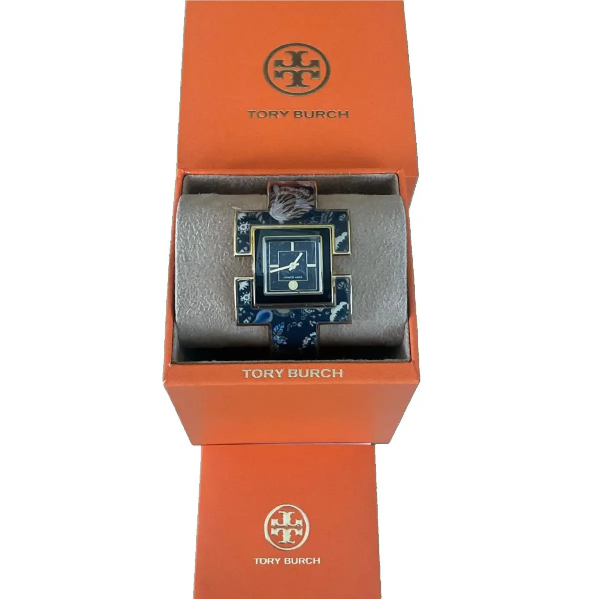 Tory Burch TBW5002 Multi Color Floral Bangle Watch