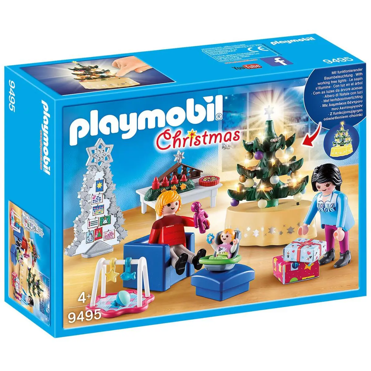 Playmobil Christmas Living Room Set 9495