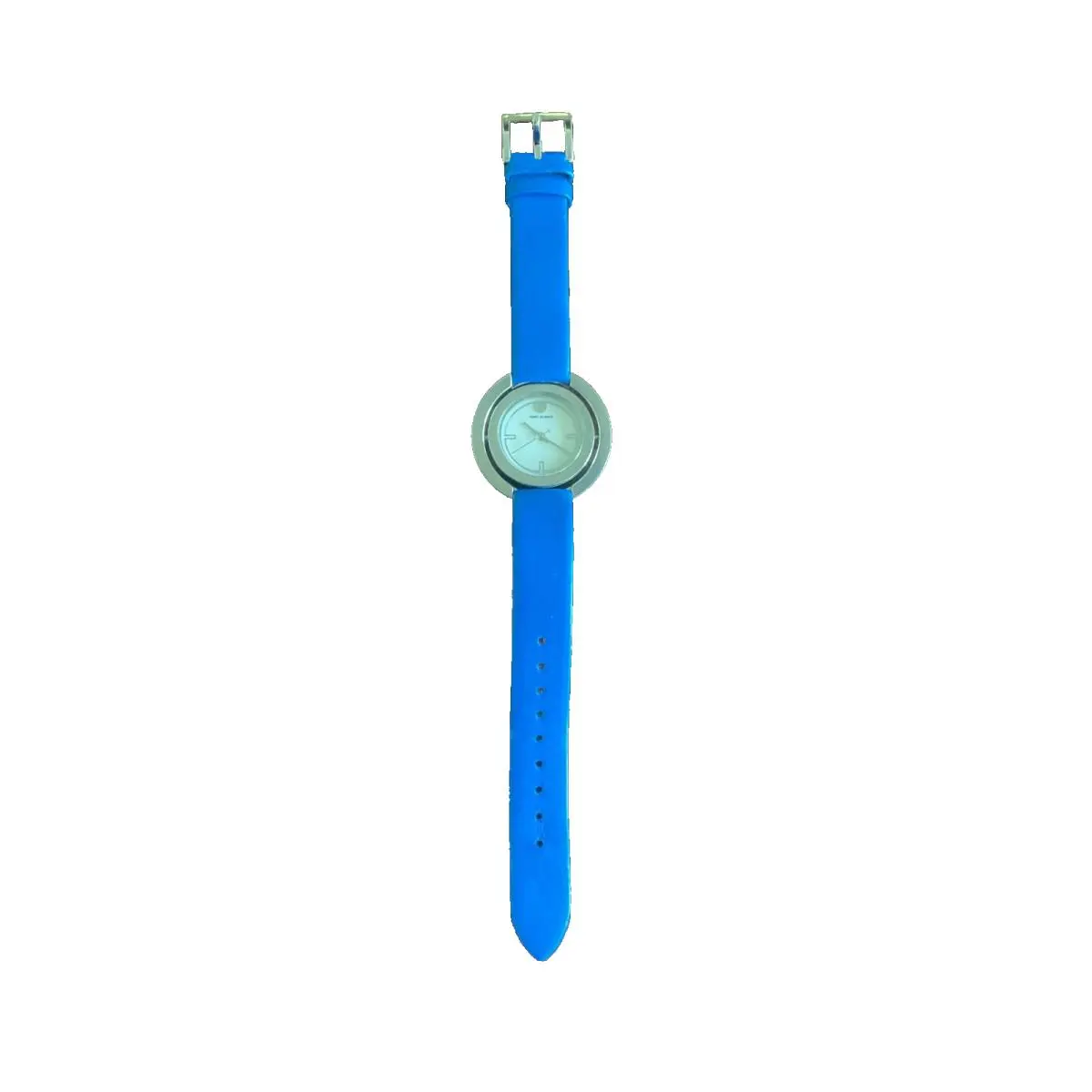 Tory Burch TBW5306 Retro Dial Stainless Steel Watch on Cobalt Blue Strap