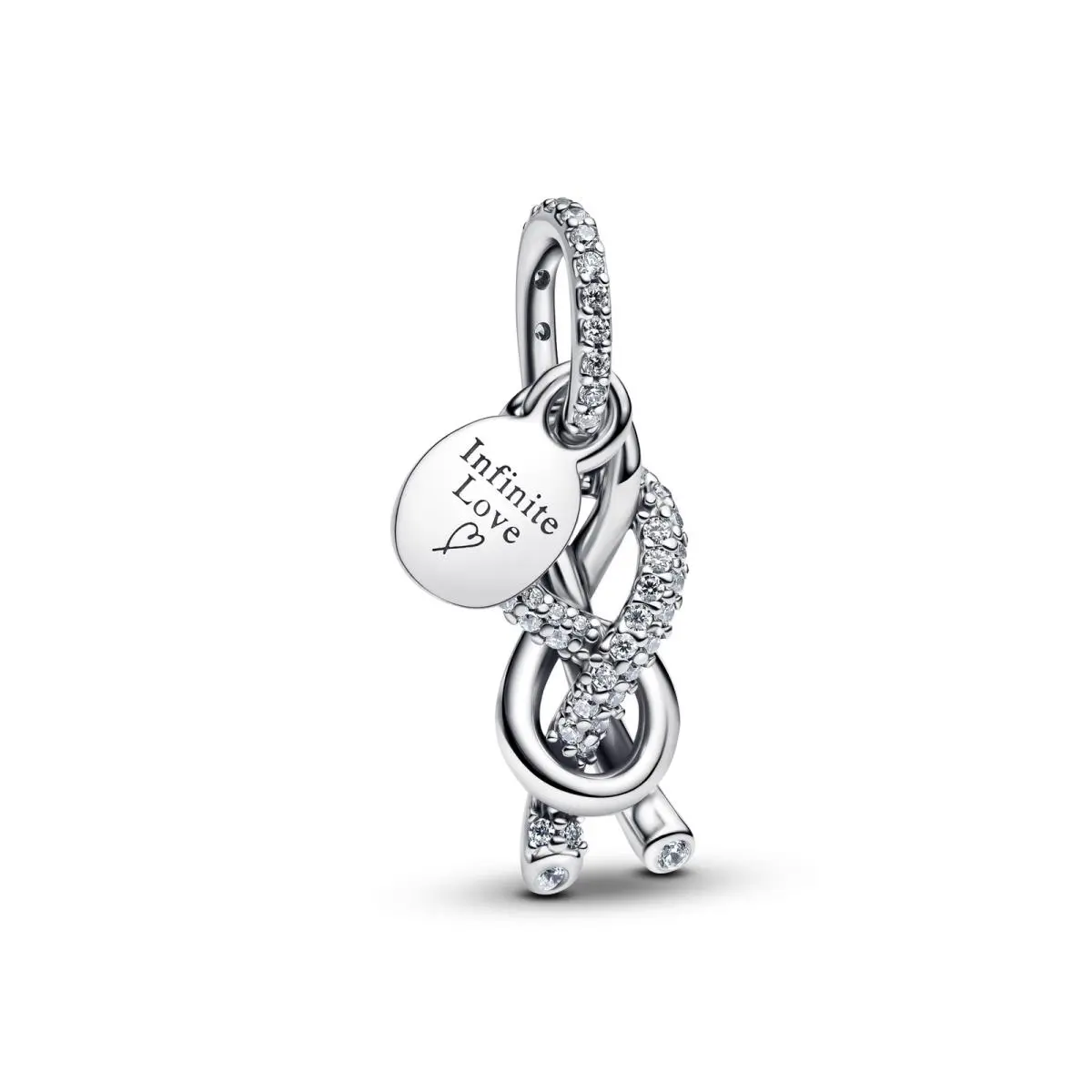 Pandora Pave Infinity Knot Dangle Charm 793780C01