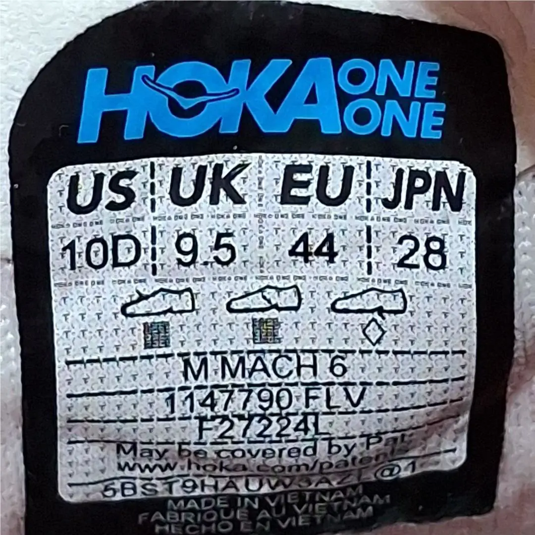 Hoka shoes - Hoka One One HOKA Mach 6 - 1147790-FLV - White 9