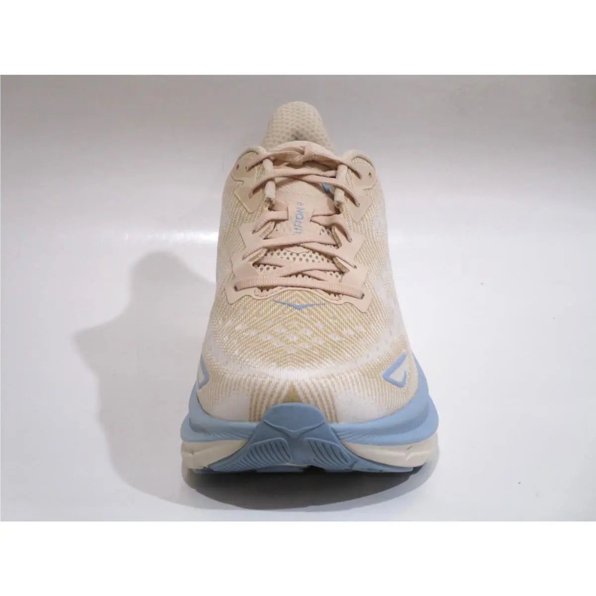 Hoka shoes - Hoka One One Clifton 9 - Beige/Blue 0