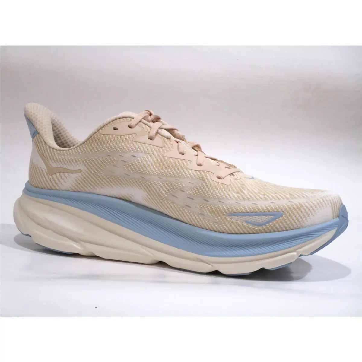Hoka shoes - Hoka One One Clifton 9 - Beige/Blue 1